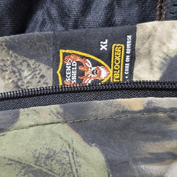 SCENT BLOCKER 3D Leafylite Camouflage Hooded Jacket Sz XL Hunting - Picture 3 of 9